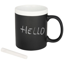 Taza de ceramica de 330 ml escritura tiza Chalk