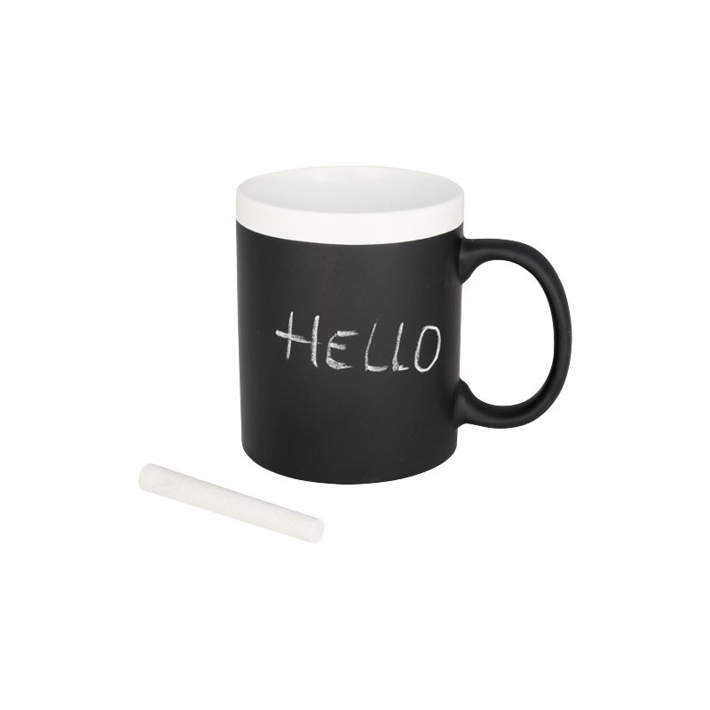 Taza de ceramica de 330 ml escritura tiza Chalk