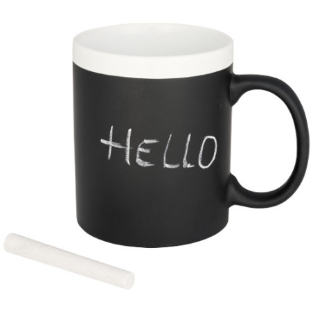 Taza de ceramica de 330 ml escritura tiza Chalk