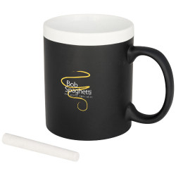 Taza de ceramica de 330 ml escritura tiza Chalk