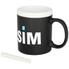 Taza de ceramica de 330 ml escritura tiza Chalk