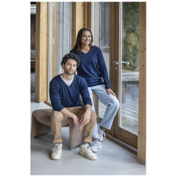 Jersey de cuello pico para mujer Stanton