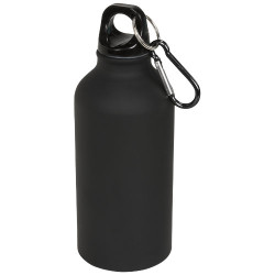 Botella con acabado mate y mosqueton de 400 ml Oregon