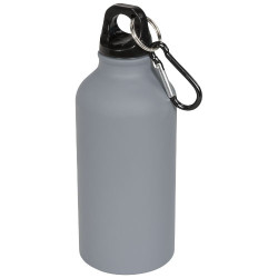 Botella con acabado mate y mosqueton de 400 ml Oregon