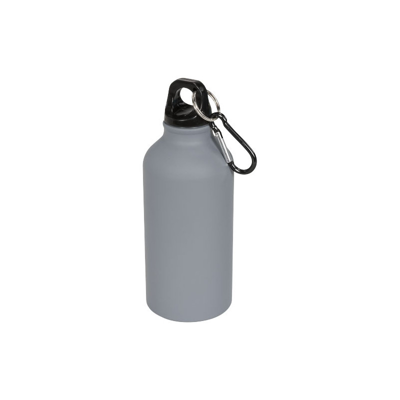 Botella con acabado mate y mosqueton de 400 ml Oregon