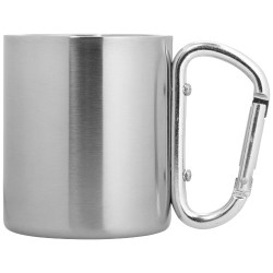 Taza isotermica de 200 ml con mosqueton Alps