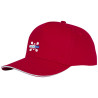 Gorra de 5 paneles con ribete Ceto
