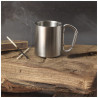 Taza isotermica de 200 ml con mosqueton Alps