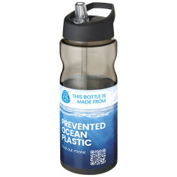 Bidon deportivo con boquilla de 650 ml H2O ActiveR Eco Base