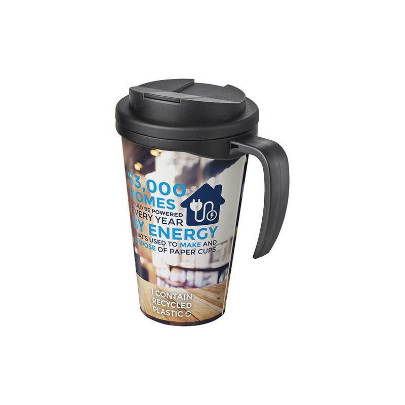 Brite AmericanoR Taza de 350 ml con tapa antigoteo Grande