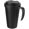 AmericanoR Taza de 350 ml con tapa antigoteo Grande