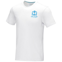 Camiseta organica de manga corta para hombre Azurite