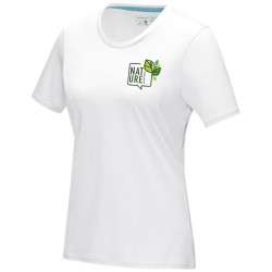 Camiseta organica de manga corta para mujer Azurite