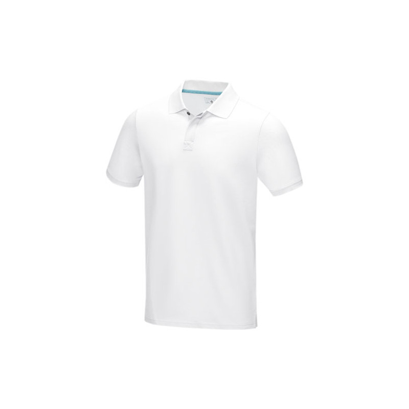 Polo organico de manga corta para hombre Graphite