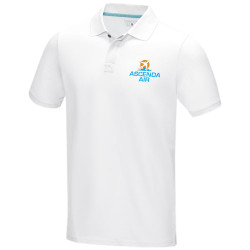 Polo organico de manga corta para hombre Graphite