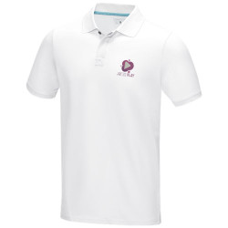 Polo organico de manga corta para hombre Graphite