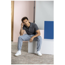 Polo organico de manga corta para hombre Graphite