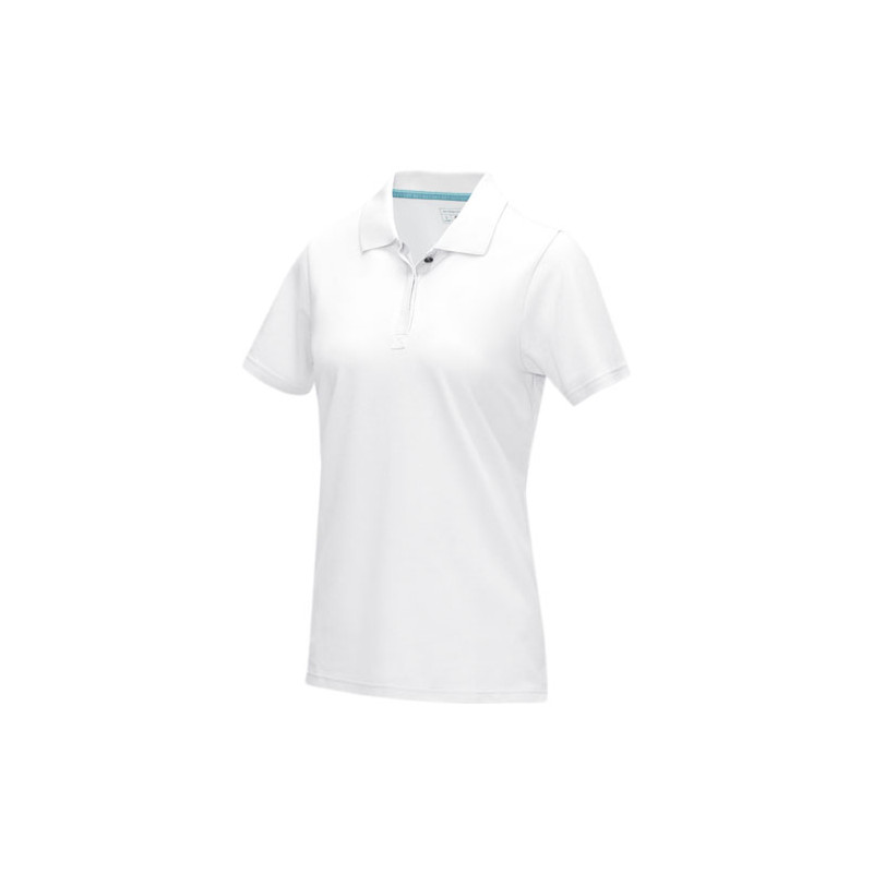 Polo organico de manga corta para mujer Graphite
