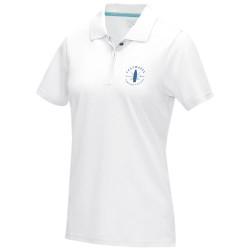 Polo organico de manga corta para mujer Graphite