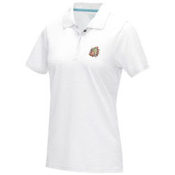 Polo organico de manga corta para mujer Graphite