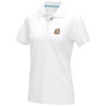Polo organico de manga corta para mujer Graphite