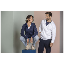 Sudadera con capucha y cremallera completa de organico para hombre Ruby