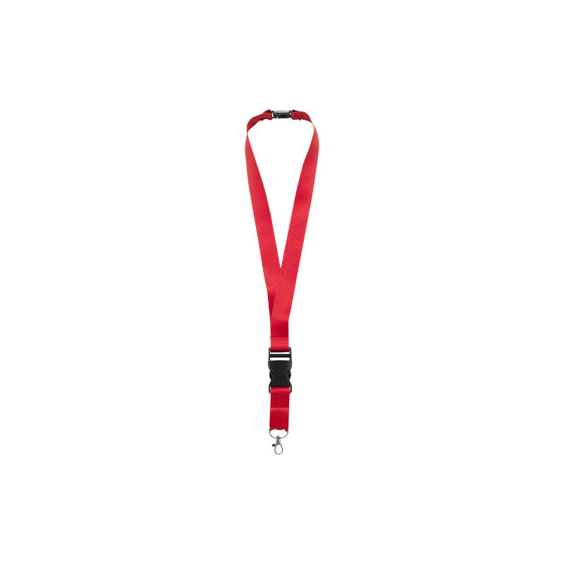 Lanyard con hebilla separable y clip de seguridad Yogi