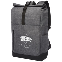 Mochila para portatil de 156 reciclada GRS con cierre superior 12L Hoss