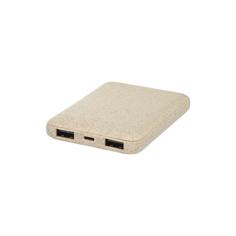 Bateria externa de 5000 mAh de paja de trigo Asama