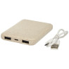 Bateria externa de 5000 mAh de paja de trigo Asama