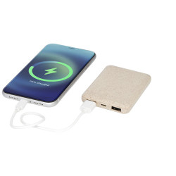 Bateria externa de 5000 mAh de paja de trigo Asama