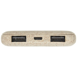 Bateria externa de 5000 mAh de paja de trigo Asama