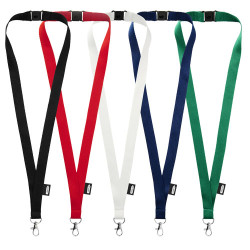 Lanyard de PET reciclado con cierre independiente Tom