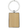 Llavero rectangular de bambu Neta