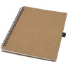 Libreta de tamano A5 de carton reciclado con espiral y papel de piedra Cobble
