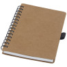 Libreta de tamano A6 de carton reciclado con espiral y papel de piedra Cobble