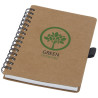 Libreta de tamano A6 de carton reciclado con espiral y papel de piedra Cobble