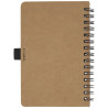 Libreta de tamano A6 de carton reciclado con espiral y papel de piedra Cobble