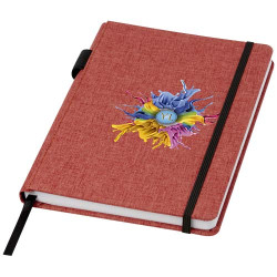 Libreta de tamano A5 de PET reciclado Orin