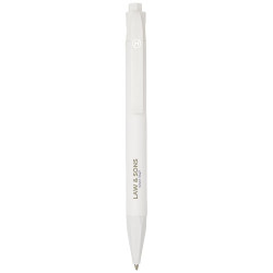 Boligrafo de plastico de maiz Terra tinta azul