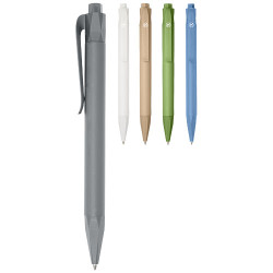 Boligrafo de plastico de maiz Terra tinta azul