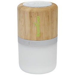 Altavoz de bambu con BluetoothR y luz Aurea