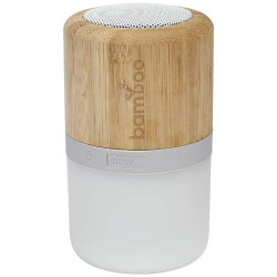 Altavoz de bambu con BluetoothR y luz Aurea
