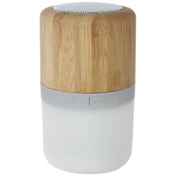 Altavoz de bambu con BluetoothR y luz Aurea