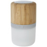 Altavoz de bambu con BluetoothR y luz Aurea