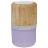 Altavoz de bambu con BluetoothR y luz Aurea