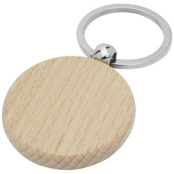 Llavero redondo de madera de haya Giovanni