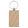 Llavero rectangular de madera de haya Gian