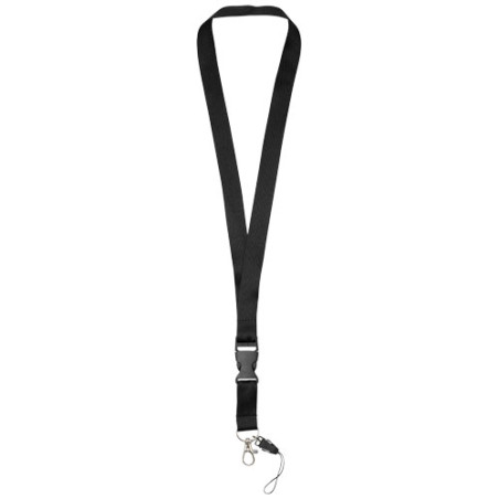 Lanyard con hebilla separable y enganche para movil Sagan