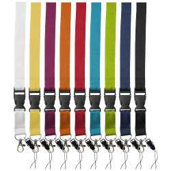 Lanyard con hebilla separable y enganche para movil Sagan